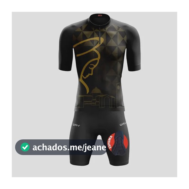 Conjunto Ciclismo Masculino Uniforme Camisa Bermuda Espuma