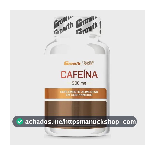 Cafeína 200mg 120 Comprimidos Growth Supplements