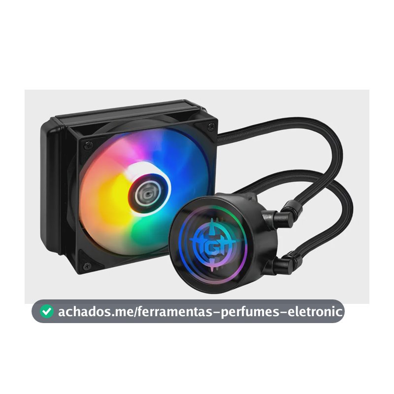 Water Cooler TGT Spartel V3 Preto Rainbow 120mm com TDP 200W