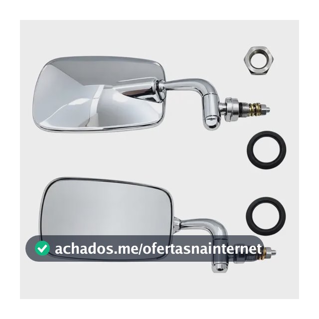 Par Espelho Retrovisor Mexicano Para Fusca Varian Bras Tl