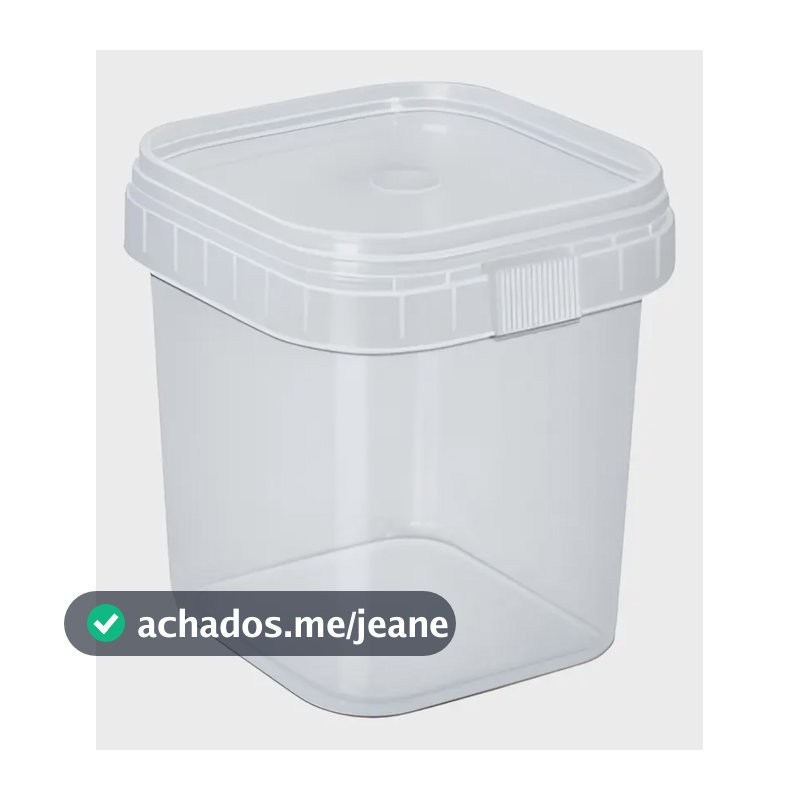 Kit 100un Potes Com Tampa E Lacre Descartável Bolo No Pote Transparente