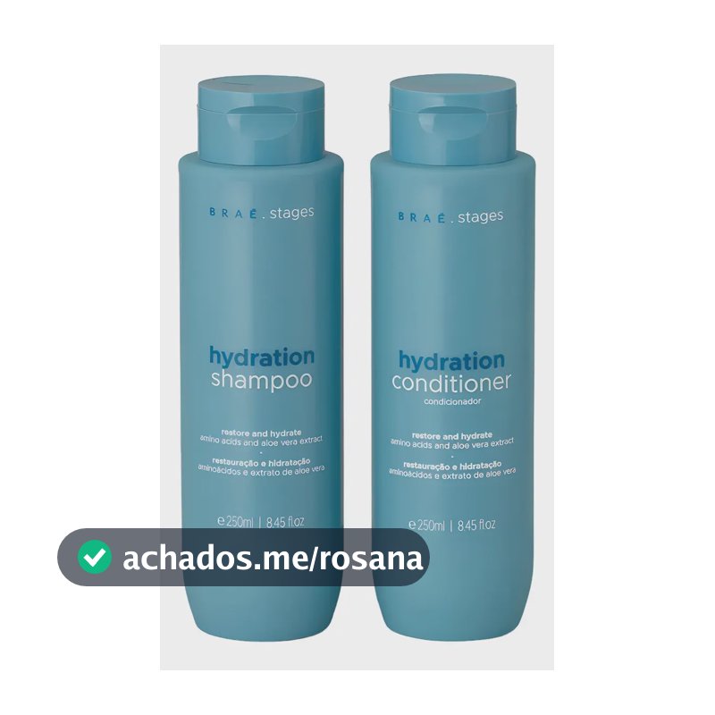 Kit Hidratação Braé Stages Shampoo + Condicionador Hydration