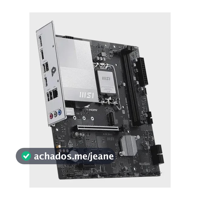 Mb/s Lga S1700 (Intel) - MSI Pro H610m-A DDR4 - M-ATX Preto
