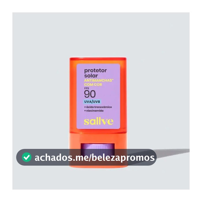 Protetor Solar Antimanchas Com Cor 2 Em Bastão 90fps Sallve
