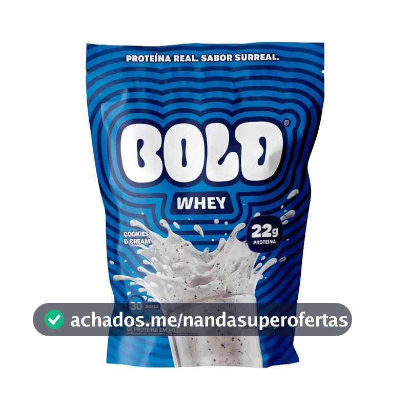 Whey Protein Bold Sabor Cookies & Cream 900g