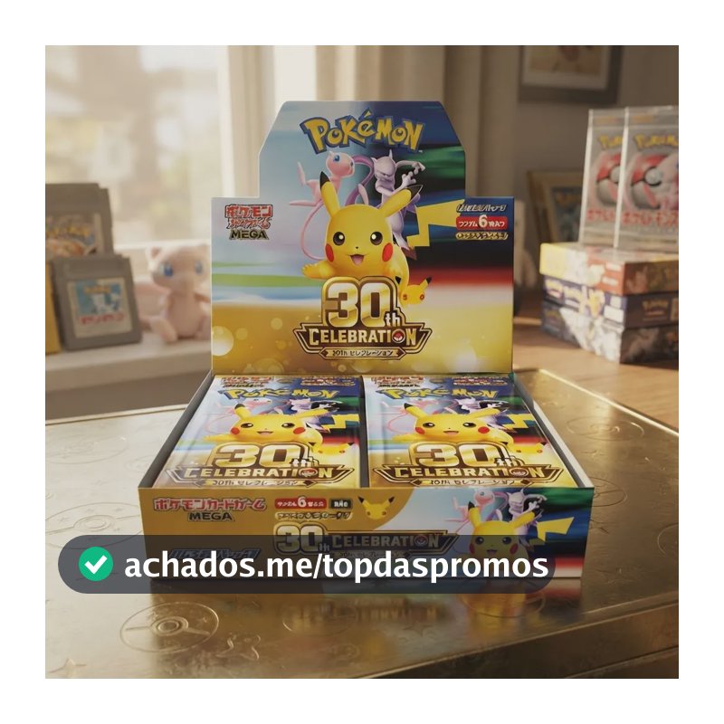 Celebrações 30 Anos Booster Box Japonesa Original Lacrado Japonês