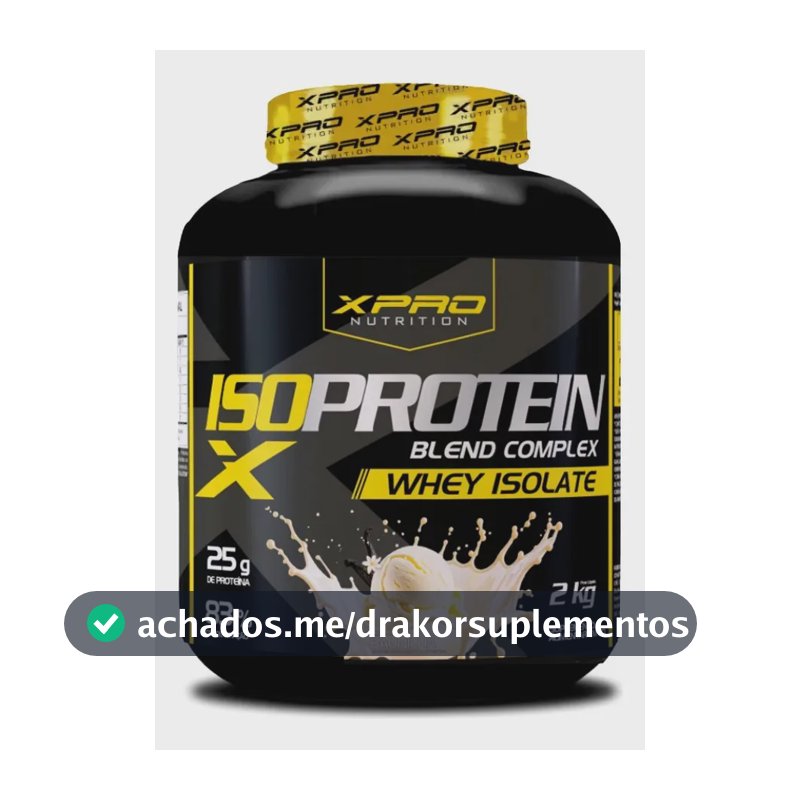 Whey protein XPro Nutrition Iso Blend Complex em pó sabor Baunilha x 2kg