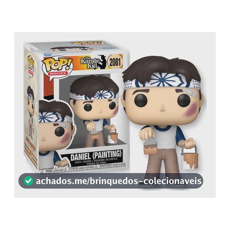 Boneco Funko Pop! Karate Kid - Daniel (pintando)