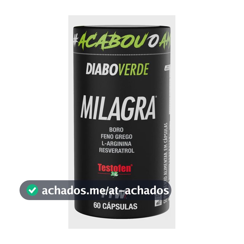Milagra Pote 60 Cáps FTW - DIABO VERDE