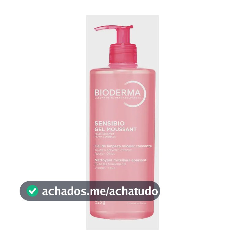 Gel De Limpeza Facial Sensibio Gel Moussant Micelar 500ml Bioderma