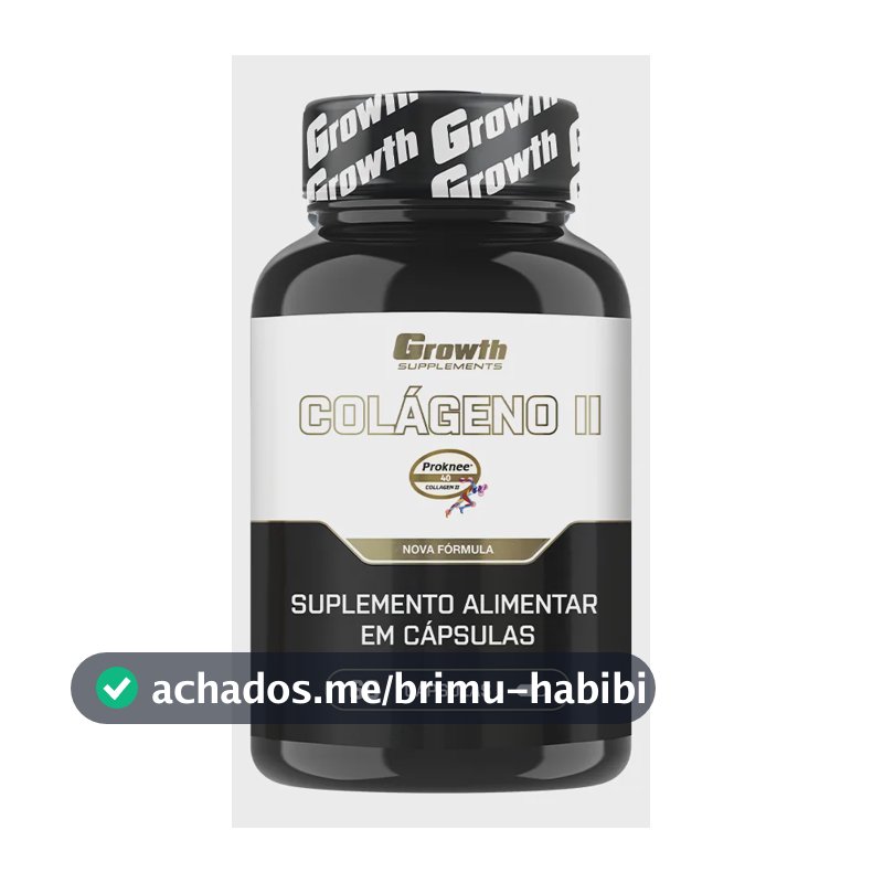 Colágeno Tipo 2 60 cáps. Growth Supplements