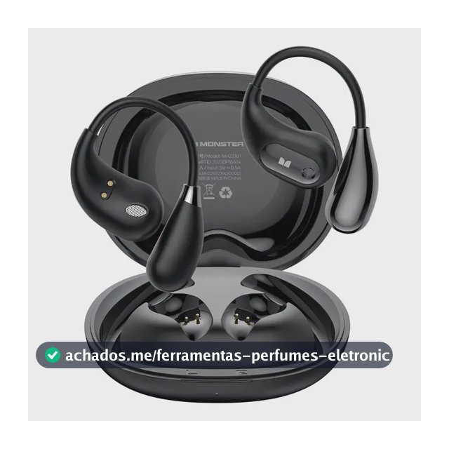 Fone de Ouvido Monster E29 Gamer Sem Fio Bluetooth 5.4, Intra-auricular e À Prova d'Água IPX6 Com Microfone HD e Cancelamento de Ruído