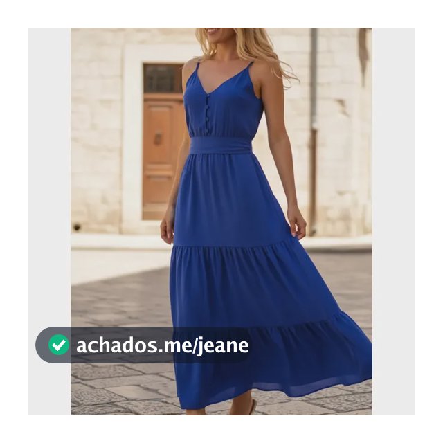 Vestido Longo Em Viscose De Amarrar Feminino