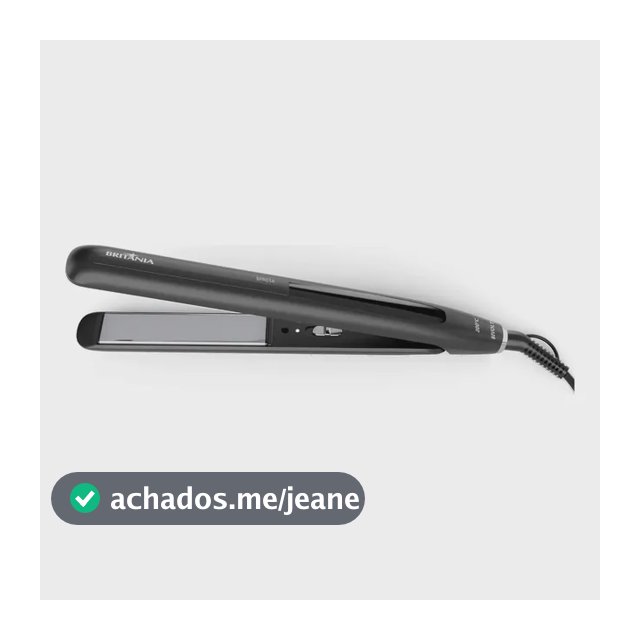 Prancha de Cabelo Britânia Revestimento Cerâmico 200°C BPR03A