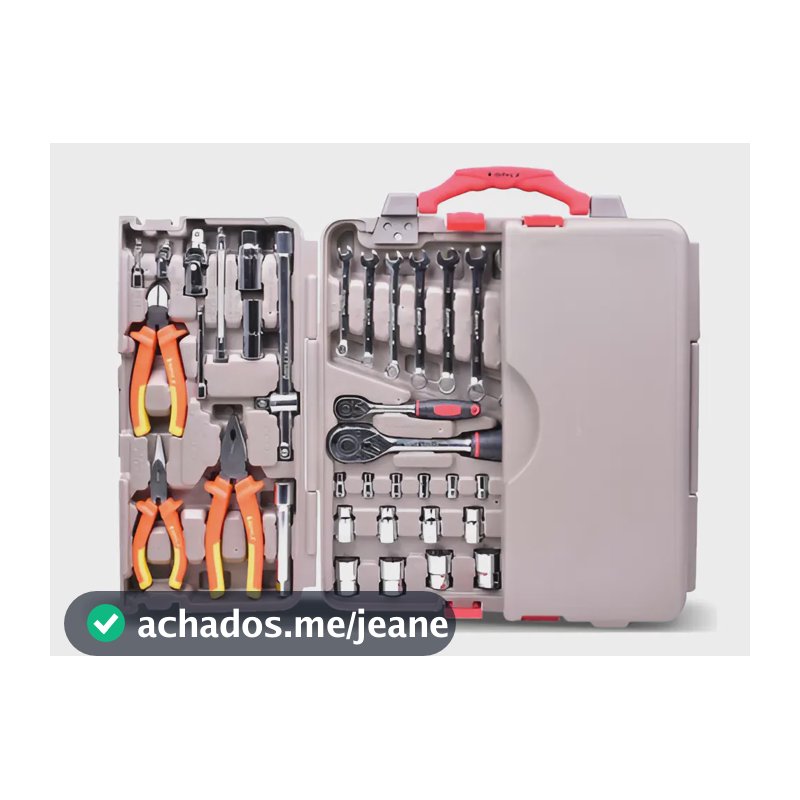 Jogo De Ferramentas Mayle 110 Peças Com Maleta