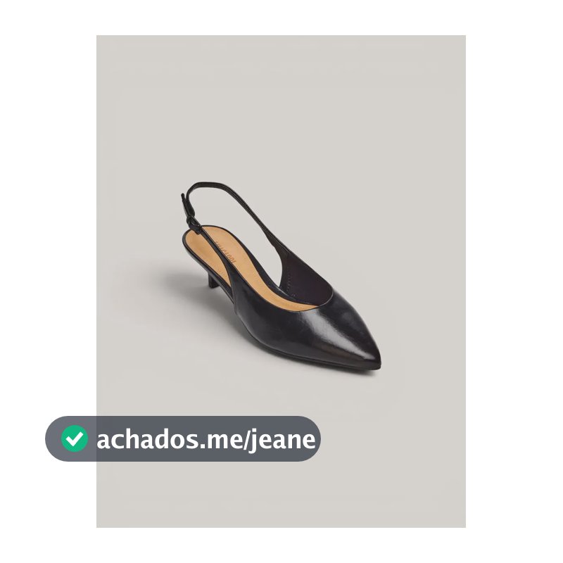 Scarpin/peep Toe Anacapri 38, C3079000030003 Preto Liso 35