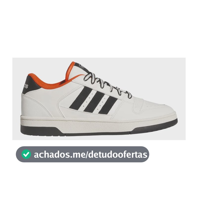 Tênis Masculino Break Start adidas Branco Liso 42 Br