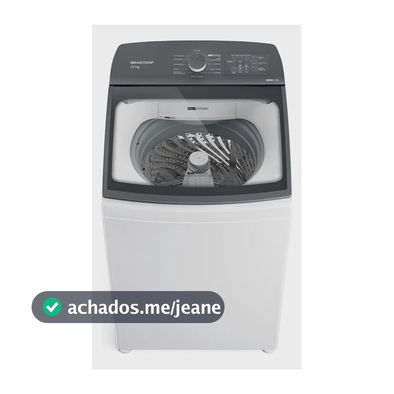 Máquina De Lavar Brastemp 12kg Branca Água Quente Com Ciclo Cor Branco
