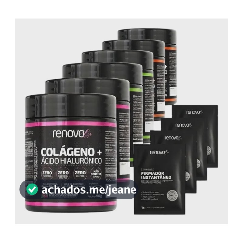 Kit 6 Colágeno Renova Be Verisol + Sachê FaceLifting Pro
