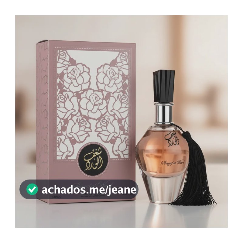 Perfume Árabe Shagaf Al Ward Original Feminino Eau De Parfum Spray