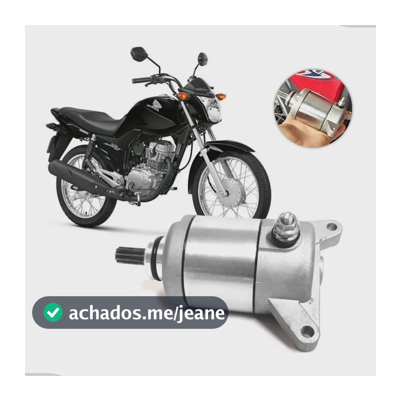 Motor Partida Arranque Cg Titan 150 Fan 125 Modelo Original