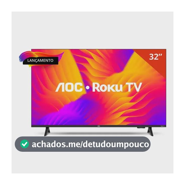 Smart Tv Aoc Dled 32 Wi-fi Roku Tv Quad Core 32s5155/78g