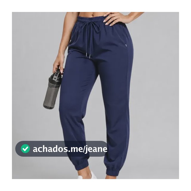 Calça Jogger Tactel Soltinha Moda Fitness Joggings Esportiva