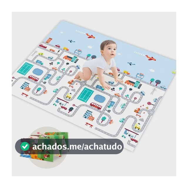 Tapete Infantil De Atividades Dupla Face Tatame Emborrachado