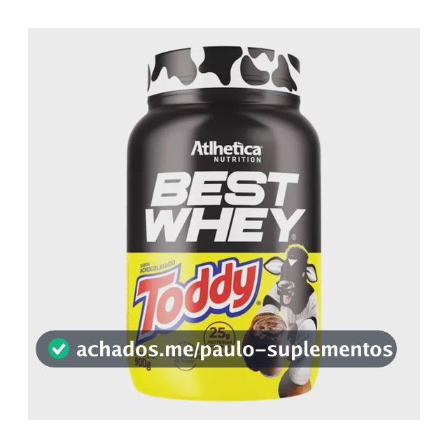 Best Whey Protein Gourmet Toddy 900g - Atlhetica Nutrition Toddy