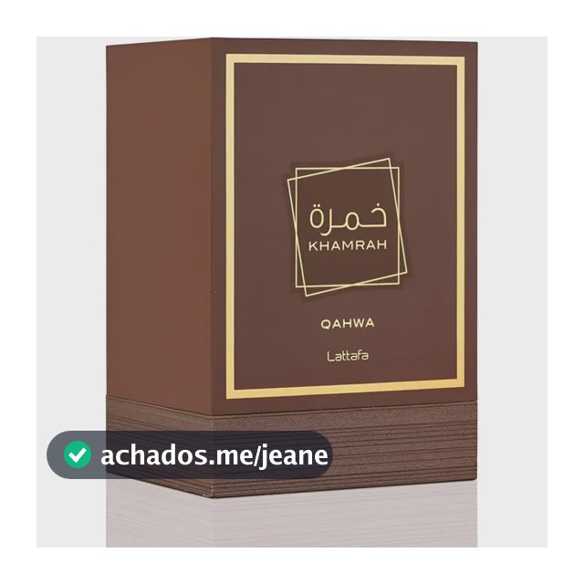 Perfume Lattafa Khamrah Qahwa Edp 100ml