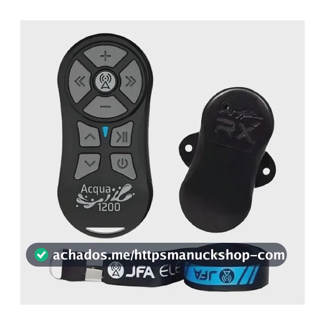 Controle Longa Distância Jfa Acqua 1200 Resistente A Água Preto