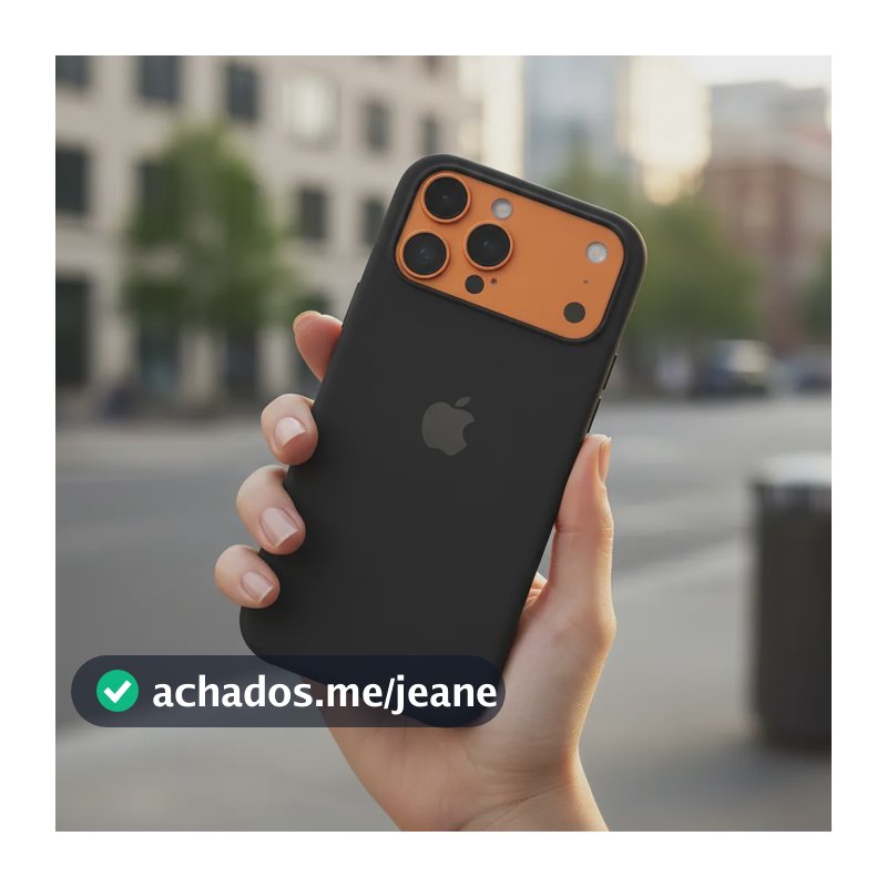 Capa Capinha Para iPhone 17 Pro Max Silicone Preto 17 Pro Max
