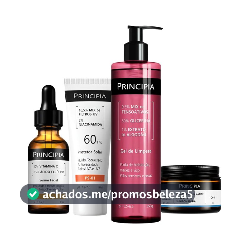 Principia Kit Essencial Gl-03 + Ch + Vc + Ps Sensível Dia/noite
