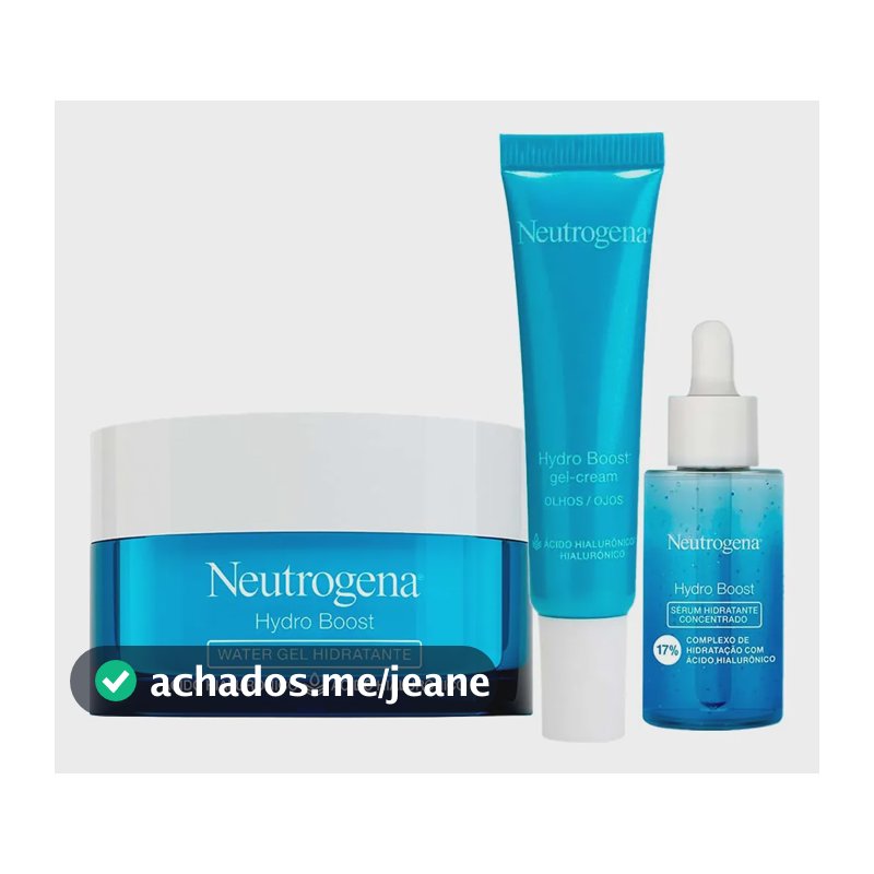 Neutrogena Hydro Boost Kit  Gel Hidratante Facial + Gel Cre