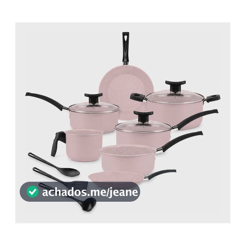 Jogo De Panelas Brinox Floria 10 Peças