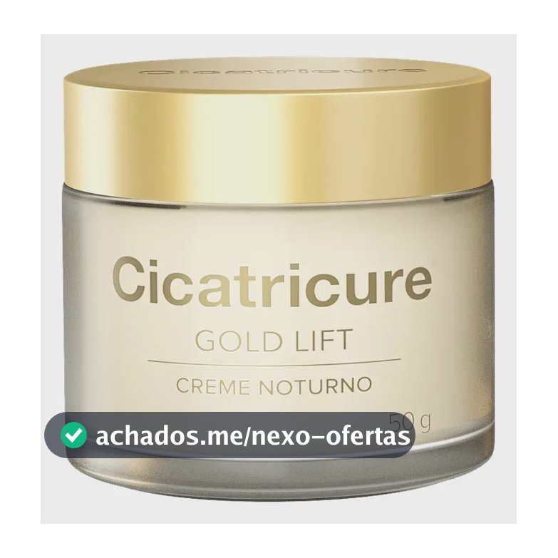 Creme Facial Gold Lift Noturno Reduz Rugas Cicatricure 50g
