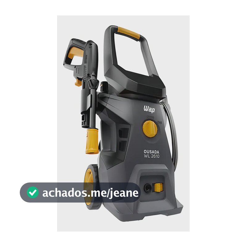 Lavadora De Alta Pressão Wap Ousada Wl 2610 1500w E 1750psi Cor Cinza e amarelo Frequência 60 Hz 110V