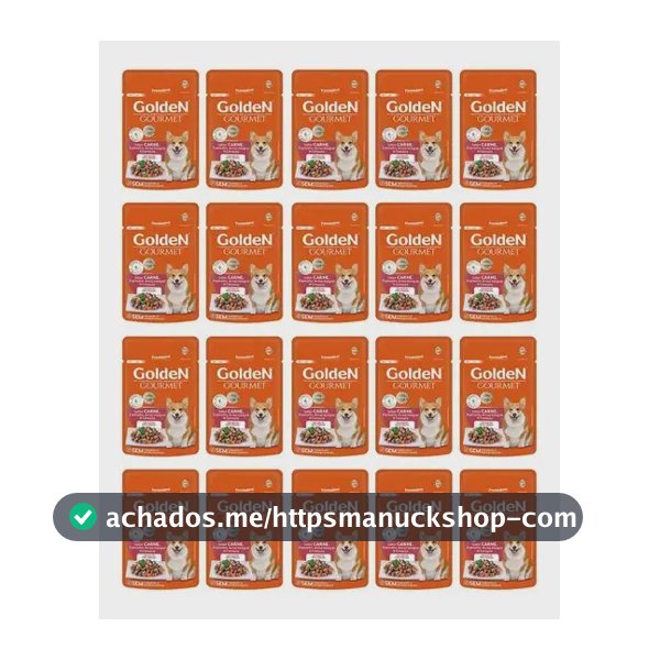 Golden Cães Sache Golden Gourmet Ad Peq Porte Carne 1.7 kg Caixa Com 20un