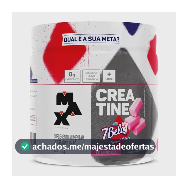 Creatina Max Titanium 7 Belo em pó x 300g