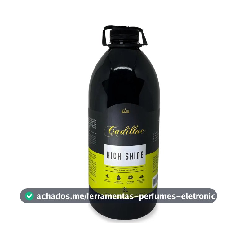 Shampoo Automotivo Com Cera High Shine 3l Cadillac