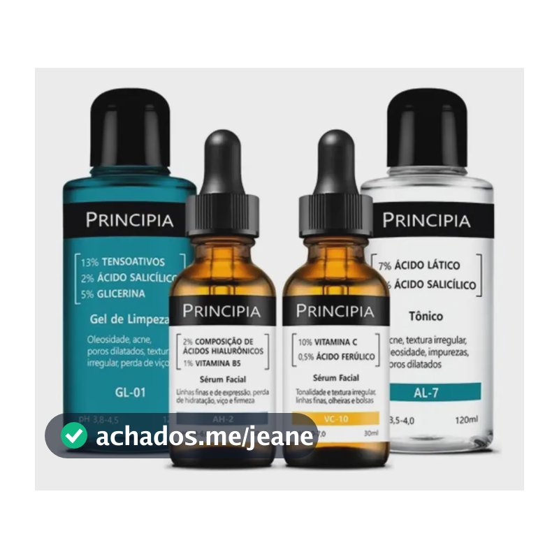 Kit Essencial Avançado gl01+al7+ah2+vc10 Principia