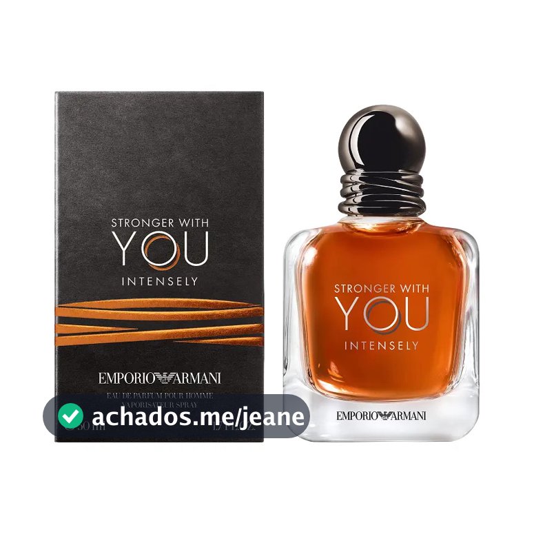 Armani Beauty Perfume Masculino Stronger With You Intensely Eau De Parfum 50ml