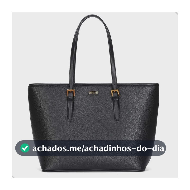 Bolsa Shopper Santa Lolla Shopper Floater - Preto