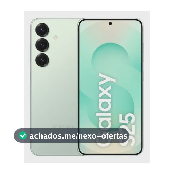 Samsung Galaxy S25 5G, 256GB, 12GB, Câmera Tripla - Verde claro