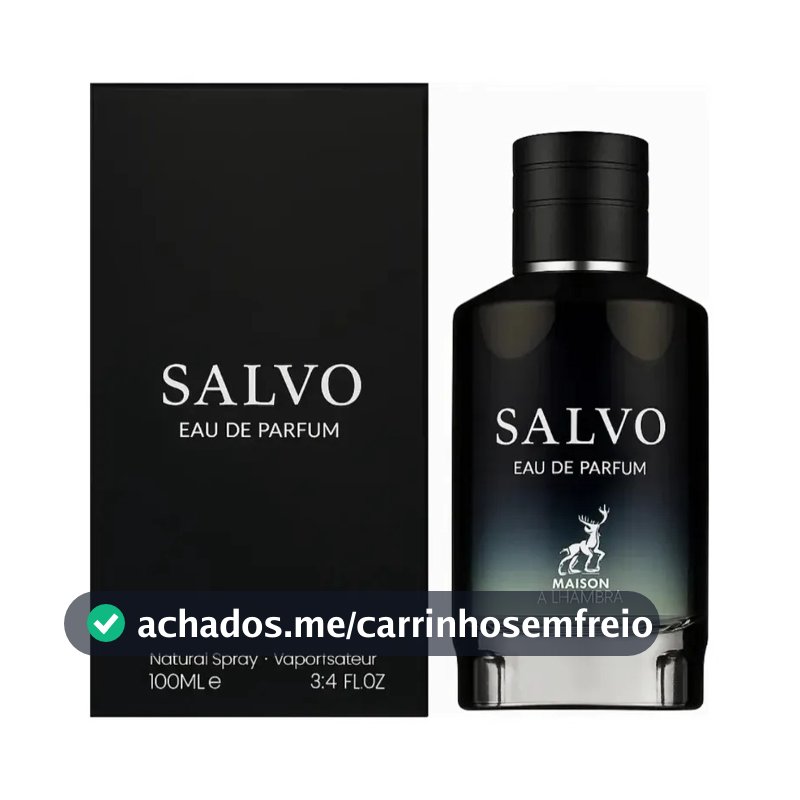 Perfume Masculino Arabe Salvo Eau de Parfum Alhmabra 100ml C/