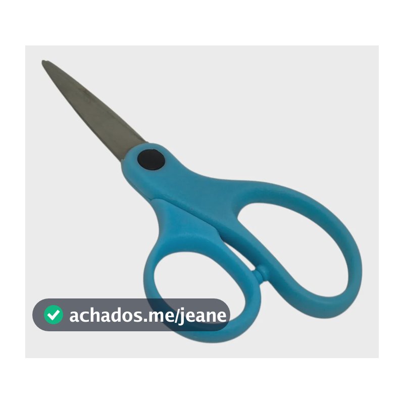 Tesoura Pesca Deyu Aço Inox Corte Linha Multifilamento/mono Azul