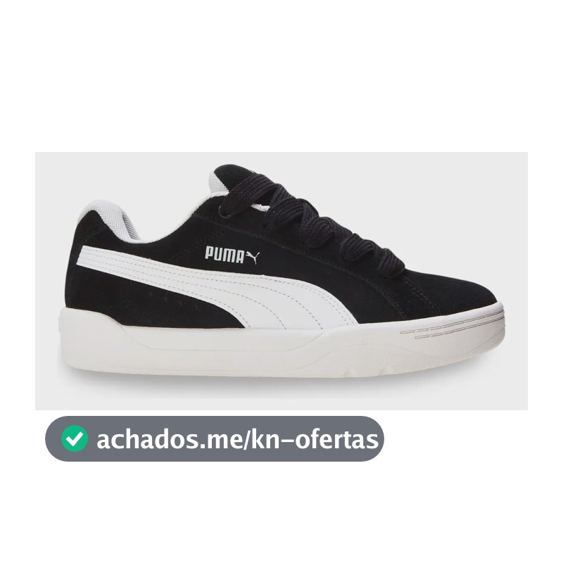 Tênis Masculino Park Lifestyle Easy Puma Puma Black-puma White Geométrico 38 Br