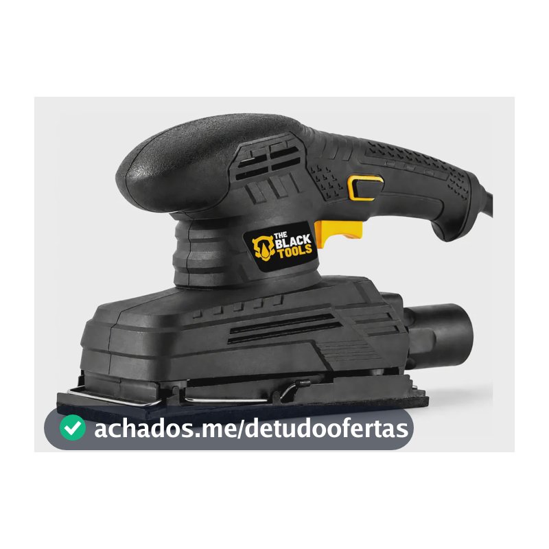 Lixadeira Orbital De Lixa Btl150 10000 Rpm 150w Preta Cor Preto Frequência 60hz 220v The Black Tools