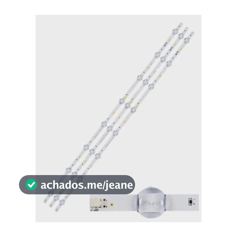 Kit Barras Led Compativel Tv Samsung Un40j5200 Un40j5290 Un40j5200ag Un40j5290ag Un40t5300 Un40t5300ag Hg40nd460 Hg40nd460sg Lh40rbhb Lh40rb Rb40h Barramento Em Aluminio