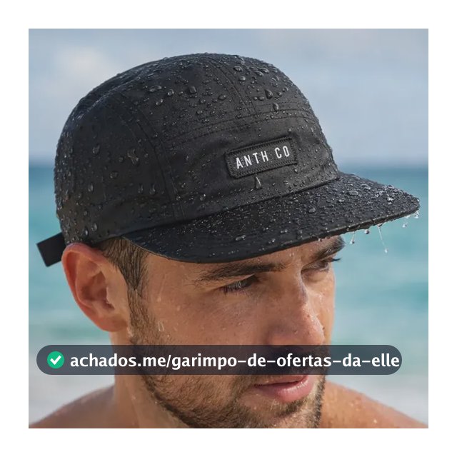 Boné Anth Co Aba Reta Water Five Panel Strapback Impermeavel